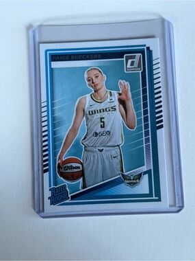 Russ Rated Rookie Basketball Card in Teal and White